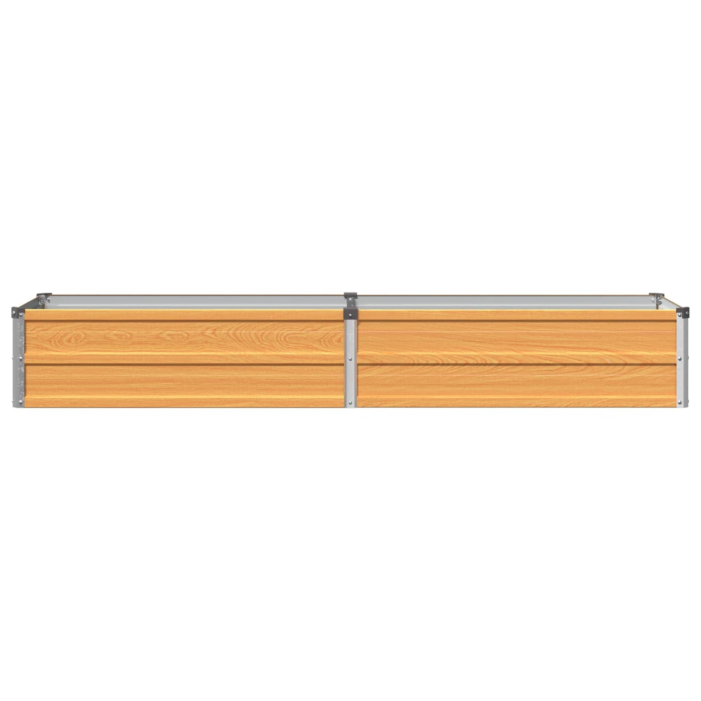 vidaXL Raised Garden Bed Natural 160 x 40 x 24 cm cold-rolled steel
