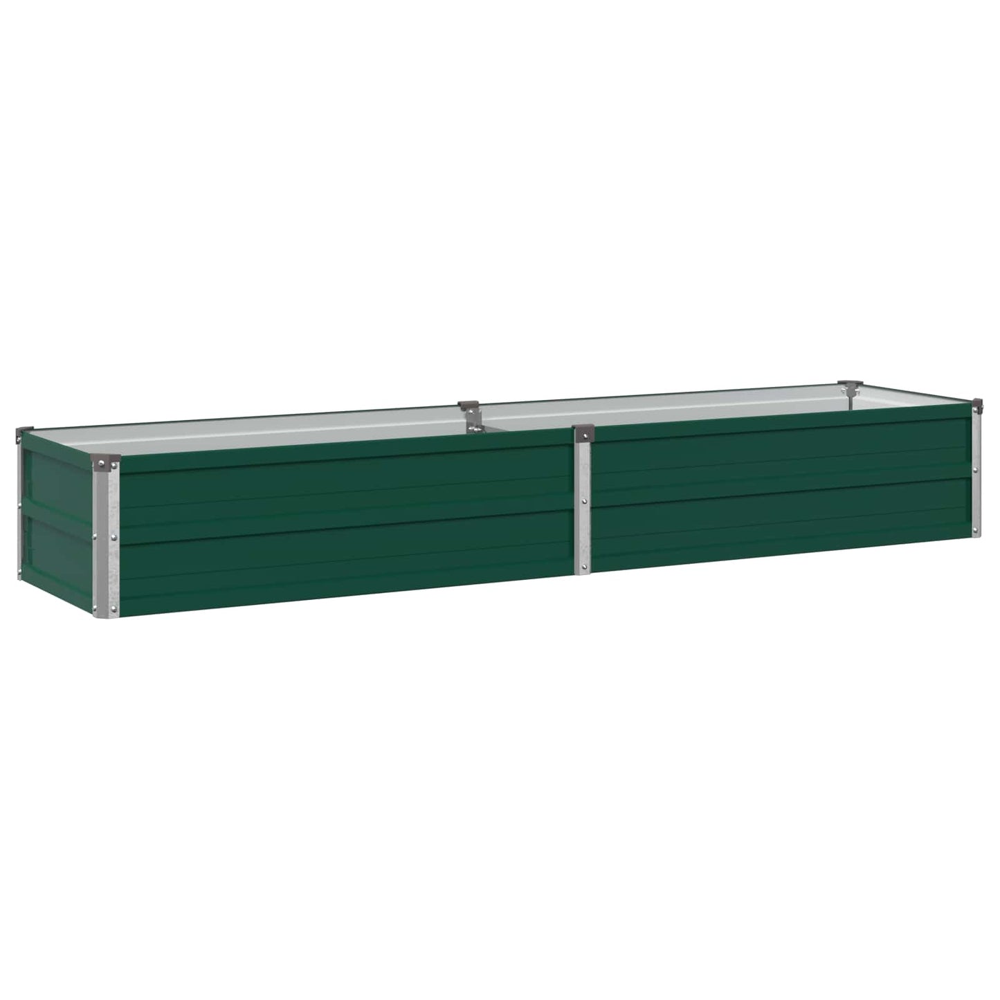 vidaXL Raised Garden Bed Green 160 x 40 x 24 cm cold-rolled steeel