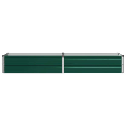vidaXL Raised Garden Bed Green 160 x 40 x 24 cm cold-rolled steeel