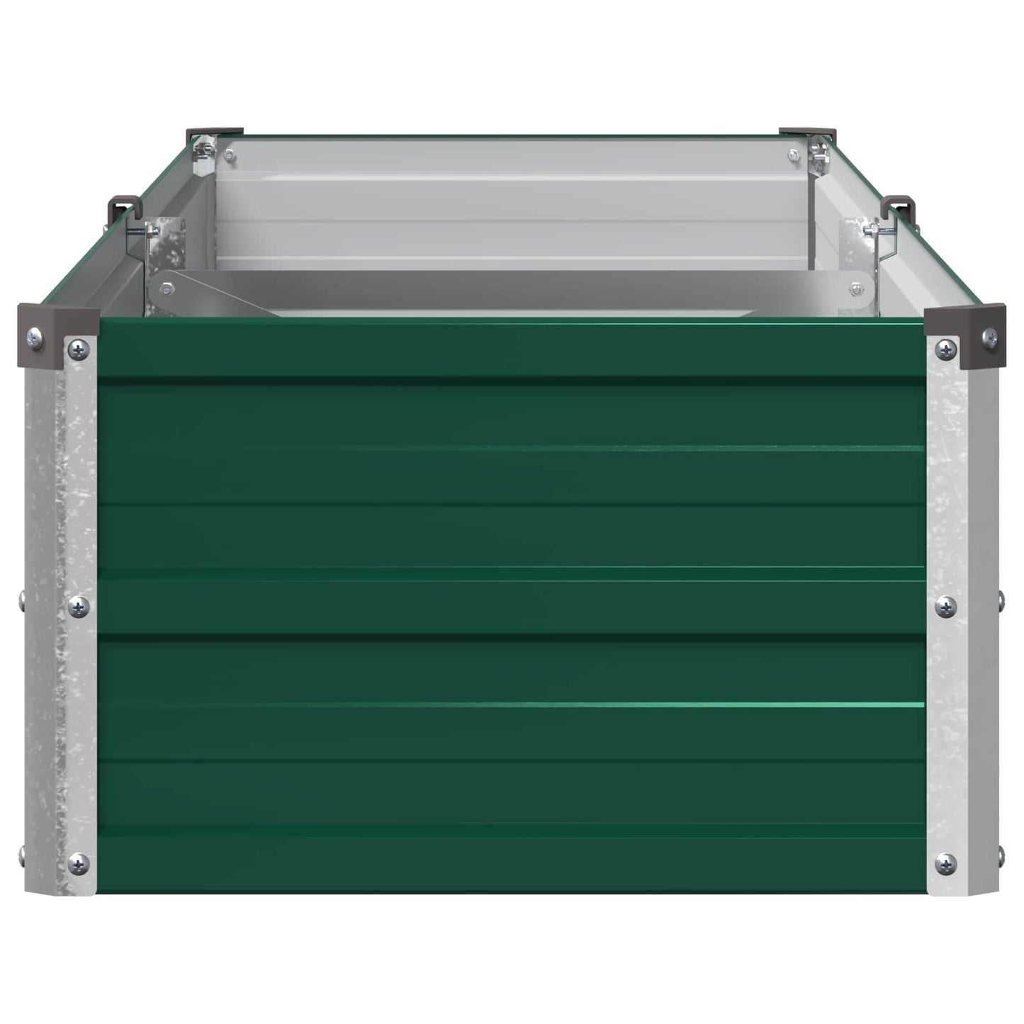 vidaXL Raised Garden Bed Green 160 x 40 x 24 cm cold-rolled steeel