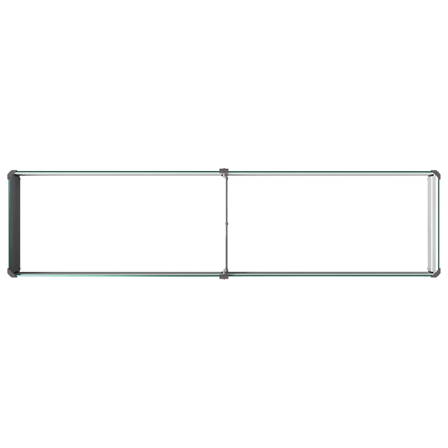 vidaXL Raised Garden Bed Green 160 x 40 x 24 cm cold-rolled steeel
