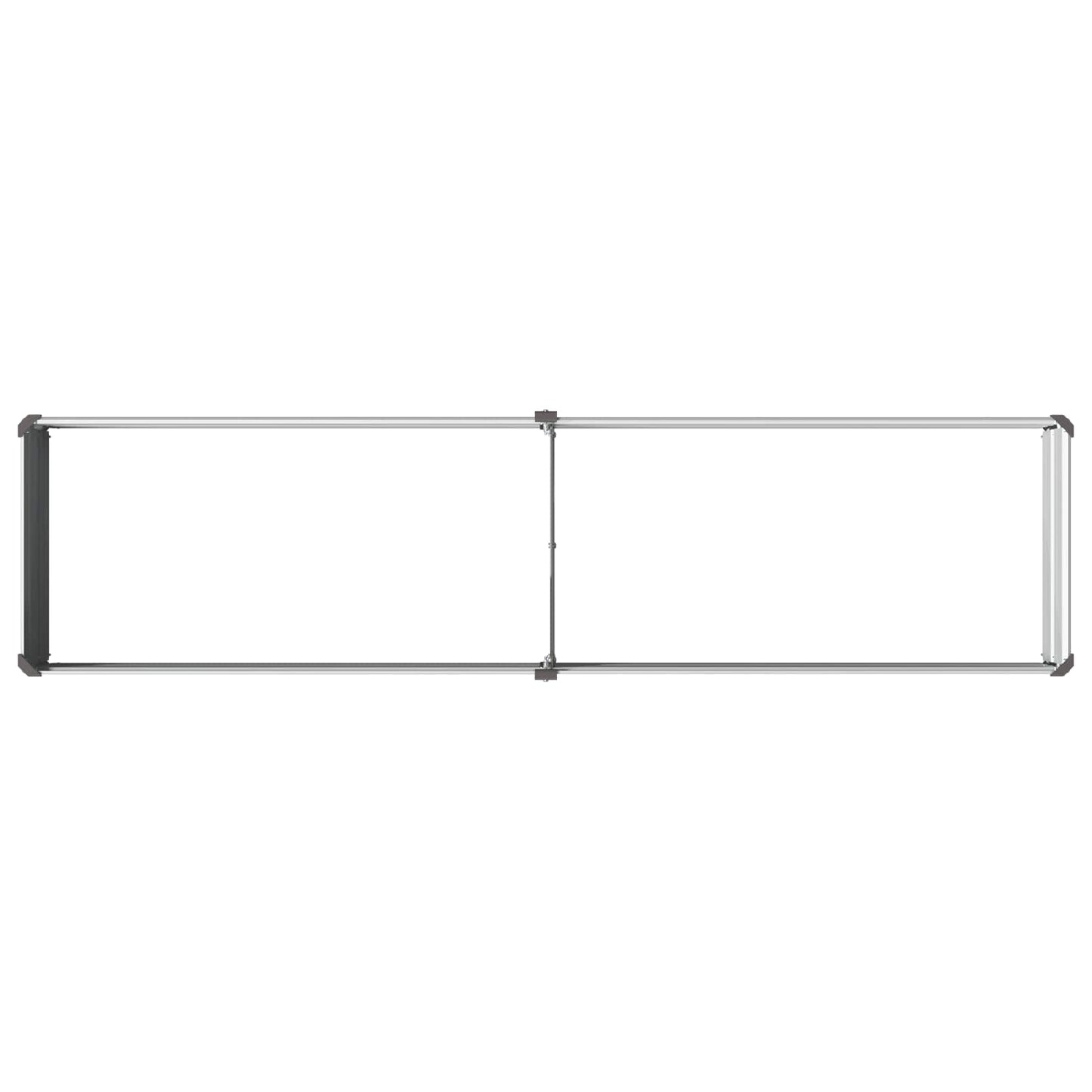vidaXL Raised Garden Bed Grey 160 x 40 x 24 cm cold-rolled steel