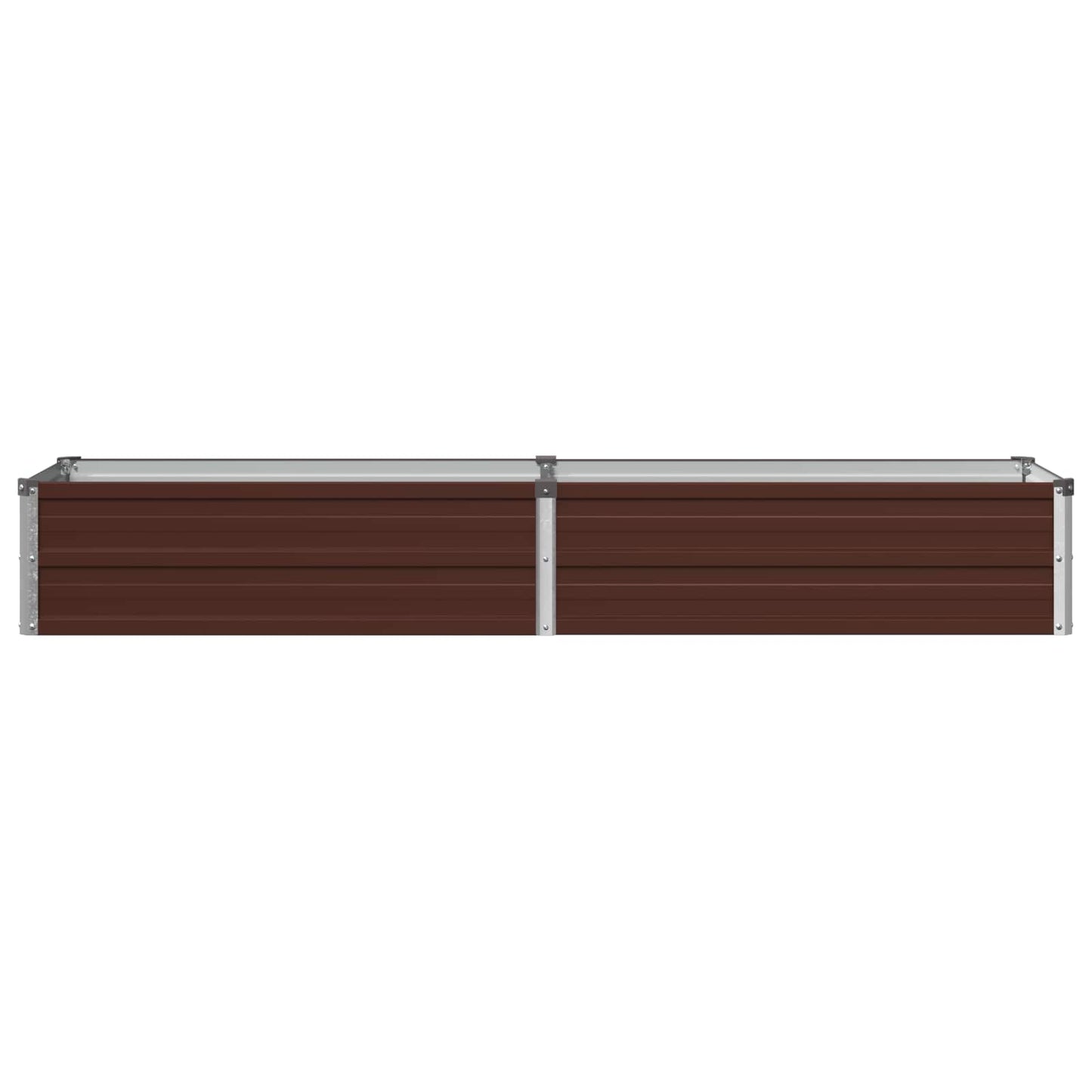 vidaXL Raised Garden Bed Brown 160 x 40 x 24 cm cold-rolled steel