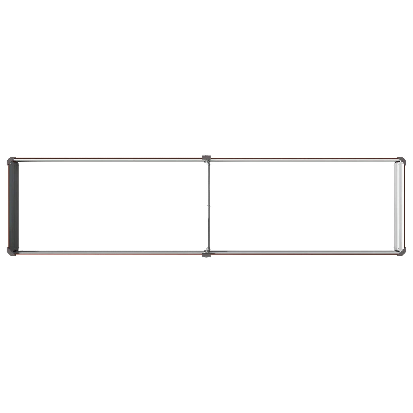 vidaXL Raised Garden Bed Brown 160 x 40 x 24 cm cold-rolled steel