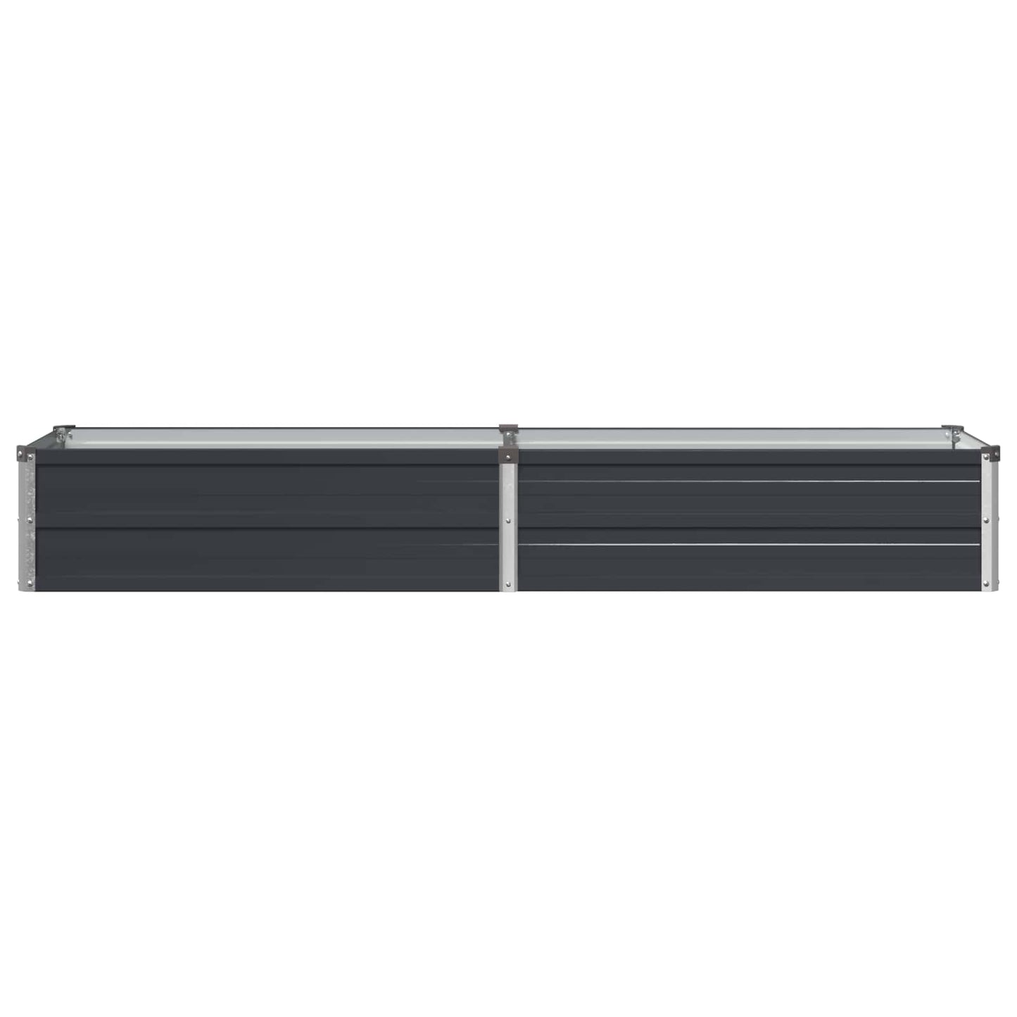 vidaXL Raised Garden Bed Anthracite 160 x 40 x 24 cm cold-rolled steel
