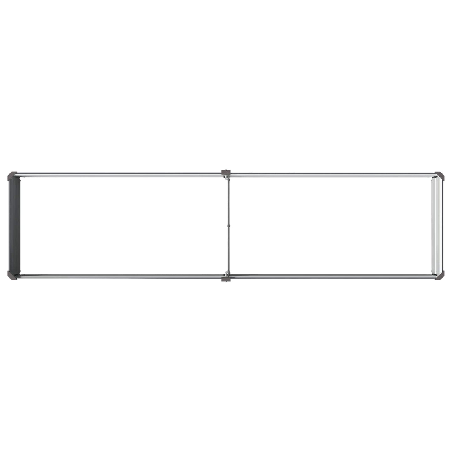 vidaXL Raised Garden Bed Anthracite 160 x 40 x 24 cm cold-rolled steel