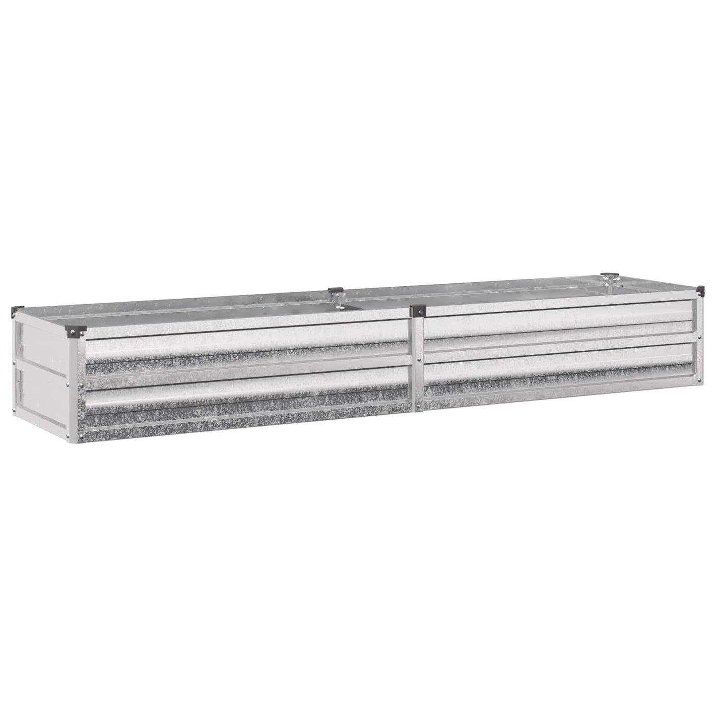 vidaXL Raised Garden Bed Silver 160 x 40 x 24 cm galvanized