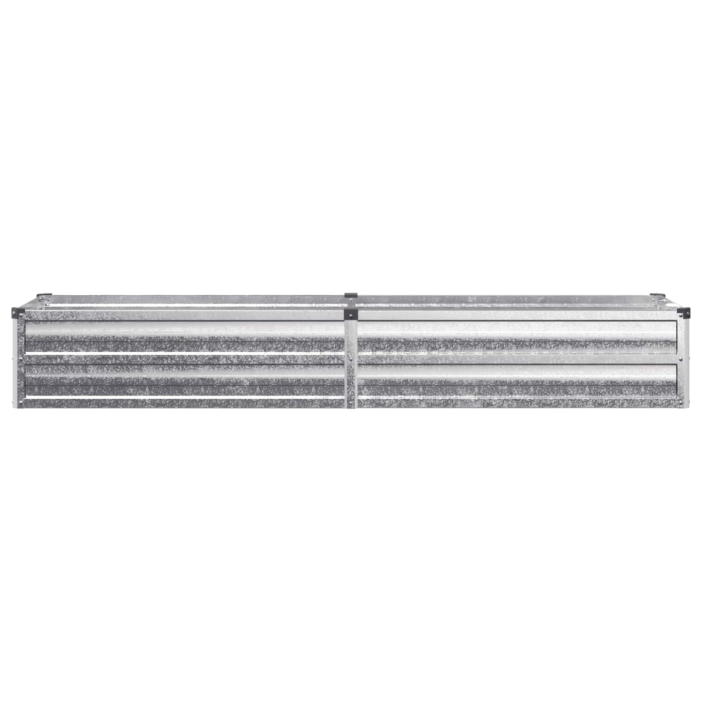 vidaXL Raised Garden Bed Silver 160 x 40 x 24 cm galvanized