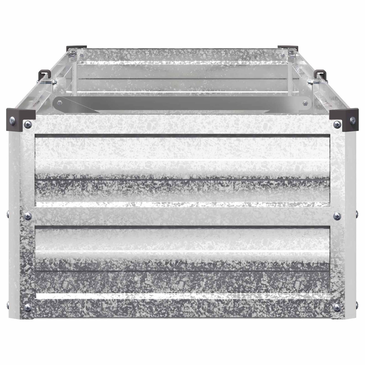 vidaXL Raised Garden Bed Silver 160 x 40 x 24 cm galvanized