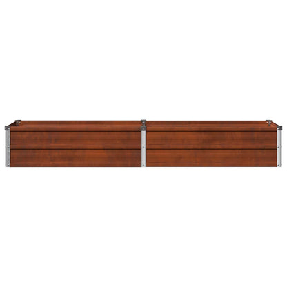 vidaXL Raised Garden Bed Rusty 160 x 40 x 24 cm corton