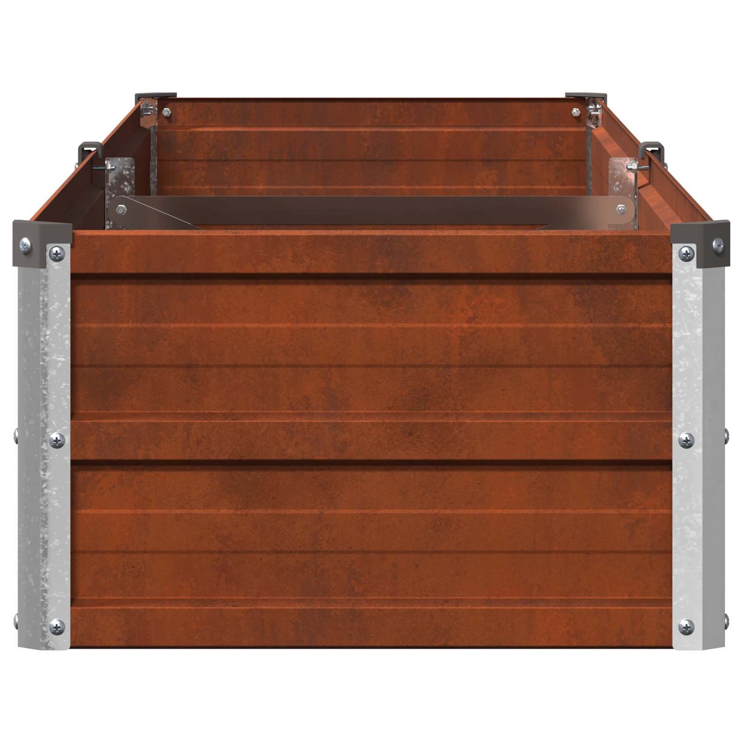vidaXL Raised Garden Bed Rusty 160 x 40 x 24 cm corton