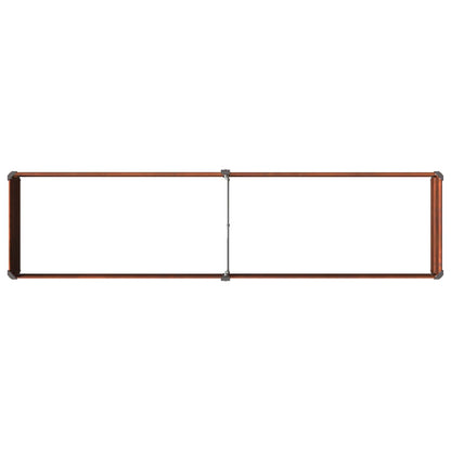 vidaXL Raised Garden Bed Rusty 160 x 40 x 24 cm corton
