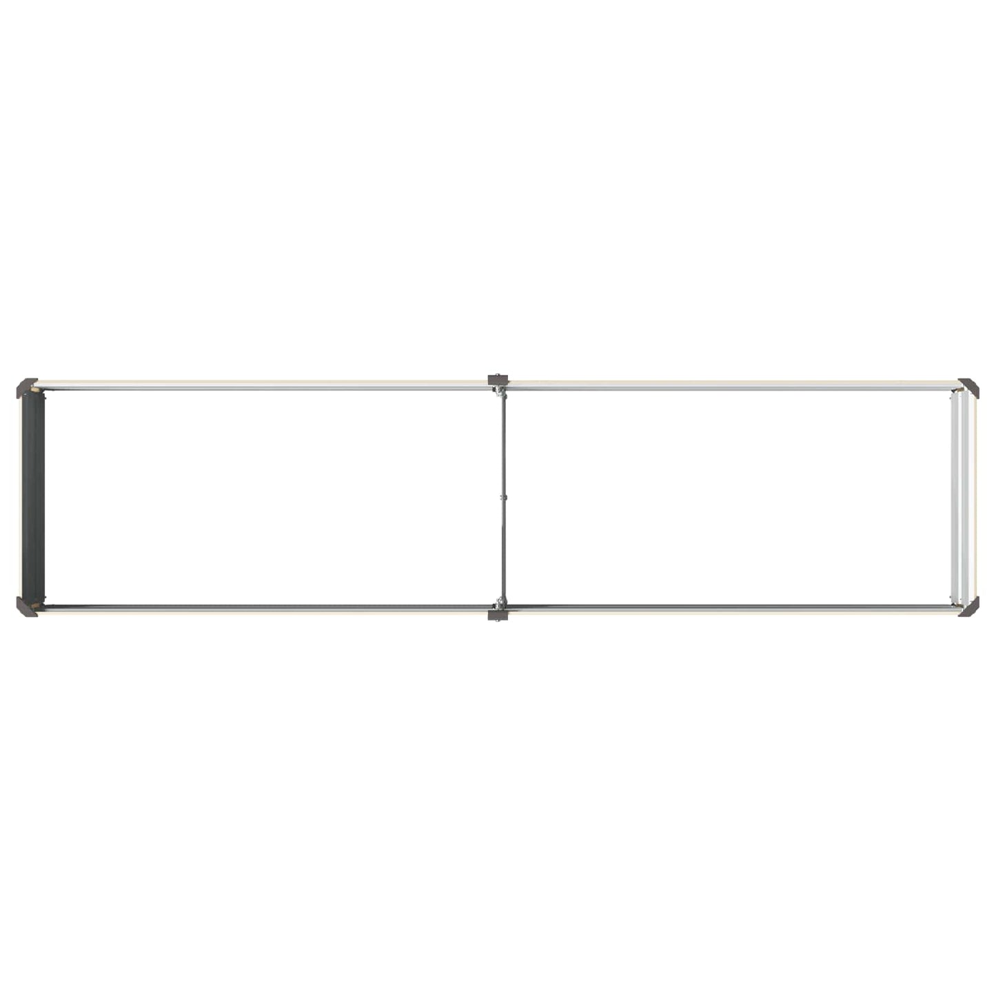vidaXL Raised Garden Bed Ivory 160 x 40 x 24 cm cold-rolled steel