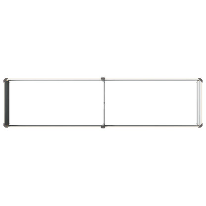 vidaXL Raised Garden Bed Ivory 160 x 40 x 24 cm cold-rolled steel