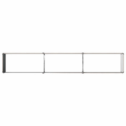 vidaXL Raised Garden Bed Black 240 x 40 x 24 cm cold-rolled steel