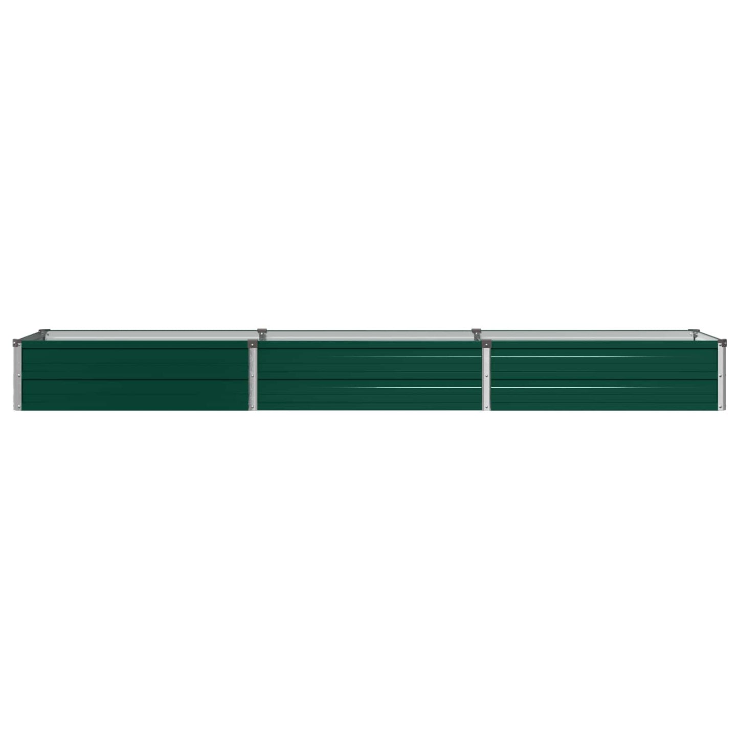 vidaXL Raised Garden Bed Green 240 x 40 x 24 cm cold-rolled steeel