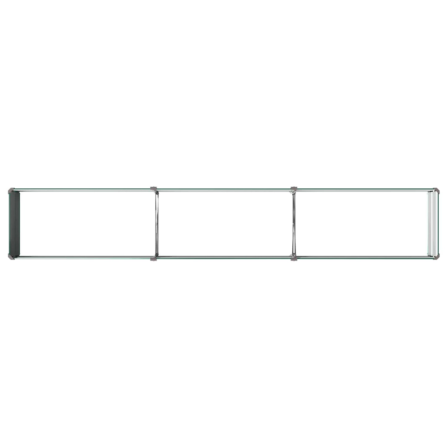 vidaXL Raised Garden Bed Green 240 x 40 x 24 cm cold-rolled steeel