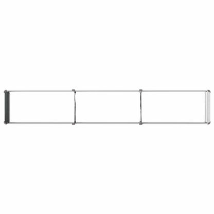 vidaXL Raised Garden Bed Grey 240 x 40 x 24 cm cold-rolled steel