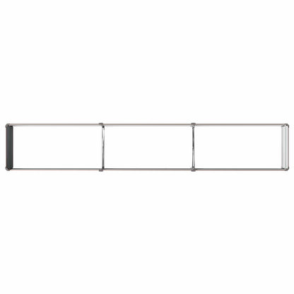 vidaXL Raised Garden Bed Brown 240 x 40 x 24 cm cold-rolled steel