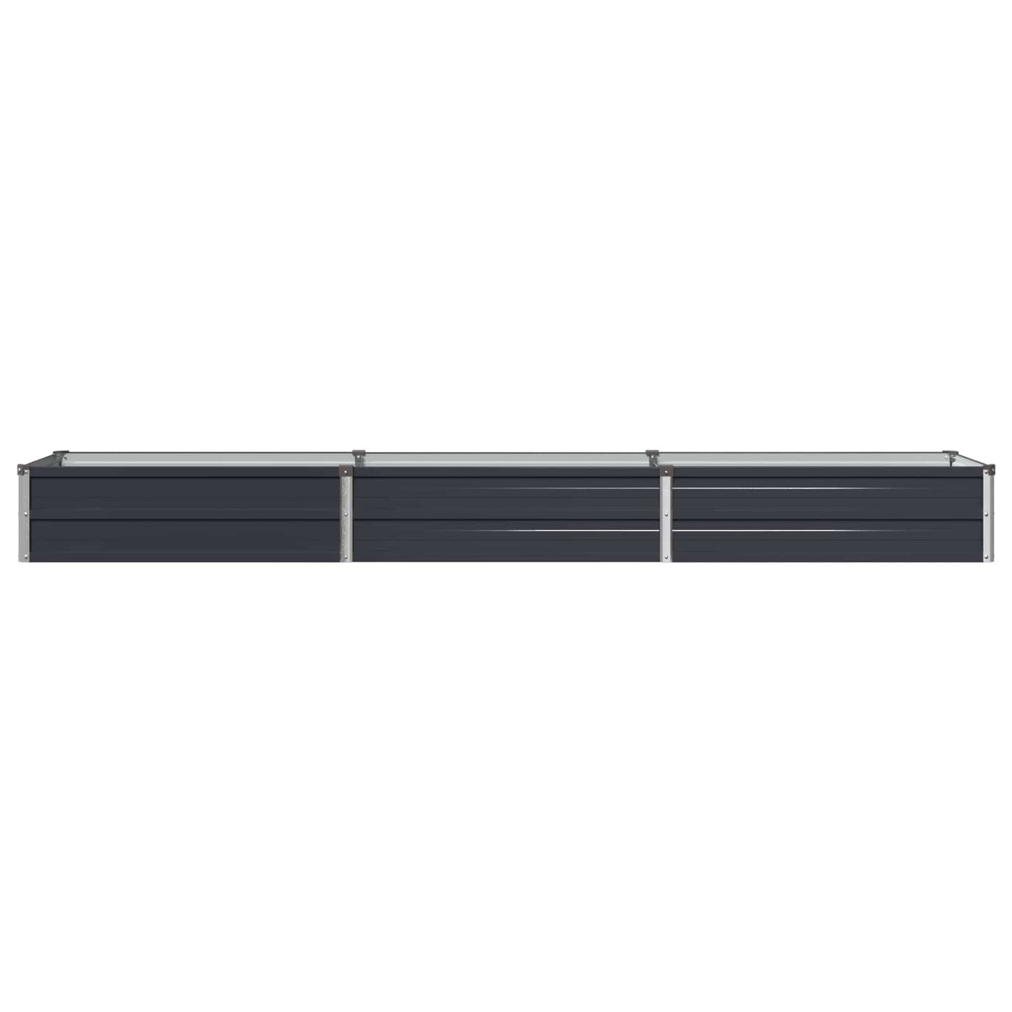 vidaXL Raised Garden Bed Anthracite 240 x 40 x 24 cm cold-rolled steel