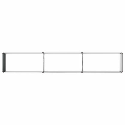 vidaXL Raised Garden Bed Anthracite 240 x 40 x 24 cm cold-rolled steel
