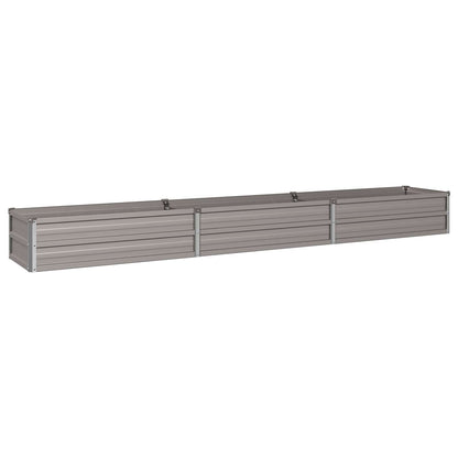 vidaXL Raised Garden Bed Rusty 240 x 40 x 24 cm corton
