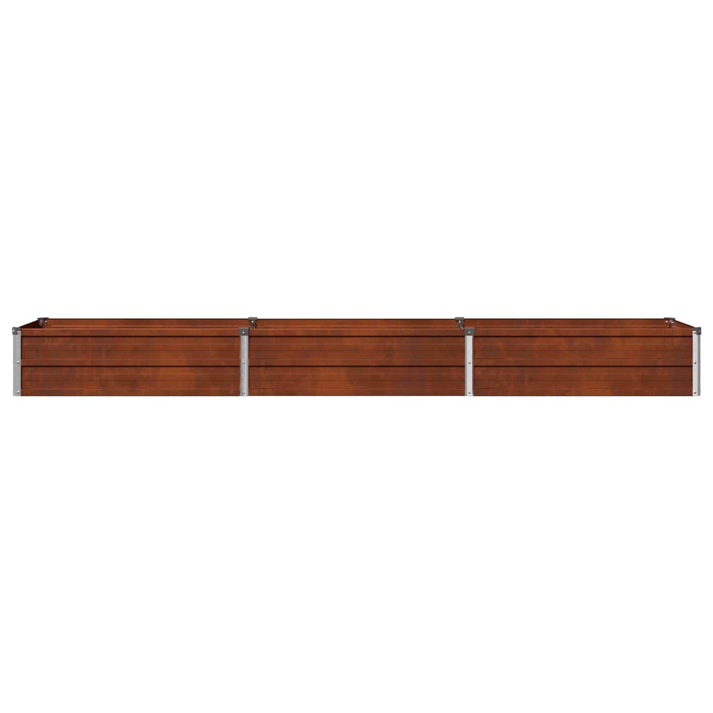 vidaXL Raised Garden Bed Rusty 240 x 40 x 24 cm corton
