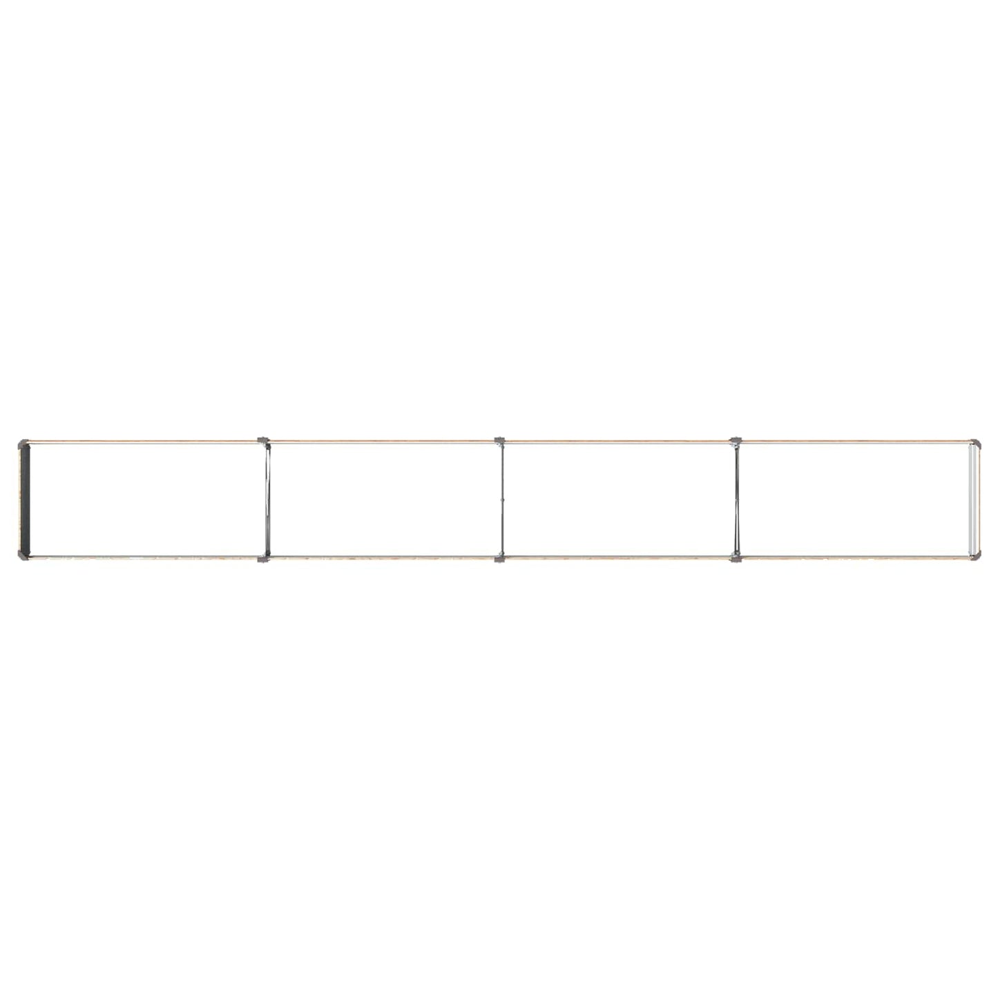 vidaXL Raised Garden Bed Wood Brown 320 x 40 x 24 cm cold-rolled steel