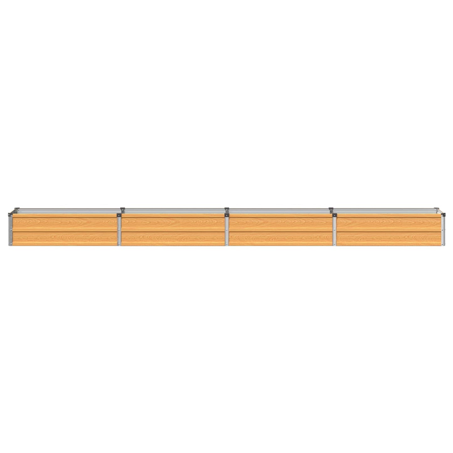 vidaXL Raised Garden Bed Natural 320 x 40 x 24 cm cold-rolled steel