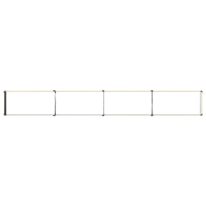 vidaXL Raised Garden Bed Natural 320 x 40 x 24 cm cold-rolled steel