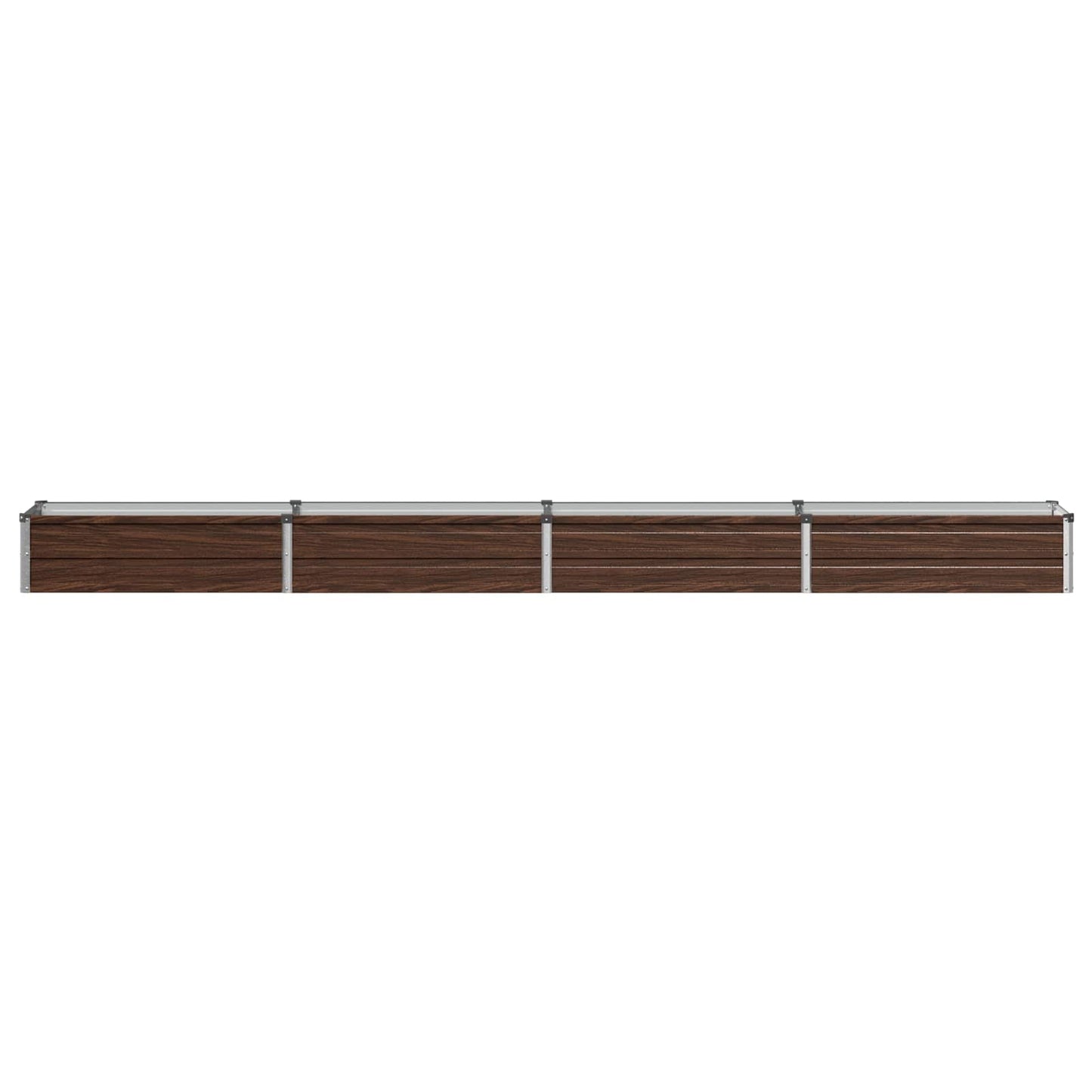 vidaXL Raised Garden Bed Black 320 x 40 x 24 cm cold-rolled steel