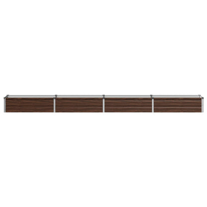 vidaXL Raised Garden Bed Black 320 x 40 x 24 cm cold-rolled steel