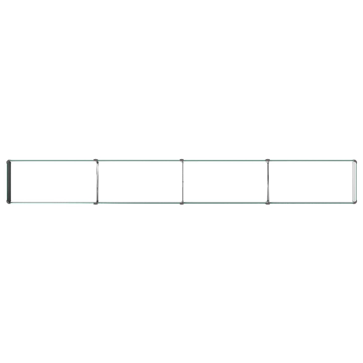 vidaXL Raised Garden Bed Green 320 x 40 x 24 cm cold-rolled steeel