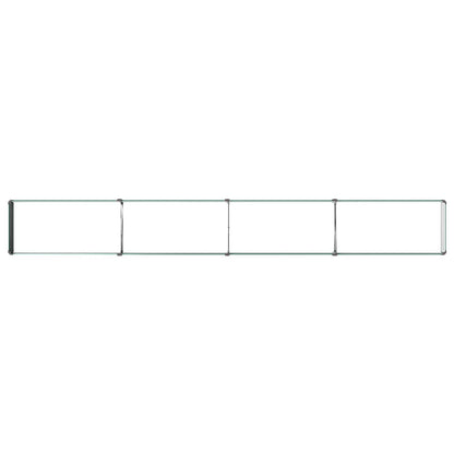 vidaXL Raised Garden Bed Green 320 x 40 x 24 cm cold-rolled steeel