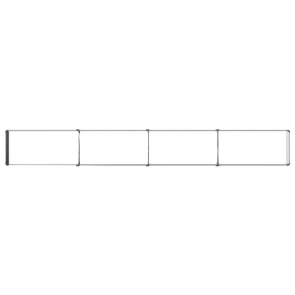 vidaXL Raised Garden Bed Anthracite 320 x 40 x 24 cm cold-rolled steel