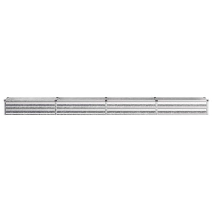 vidaXL Raised Garden Bed Silver 320 x 40 x 24 cm galvanized
