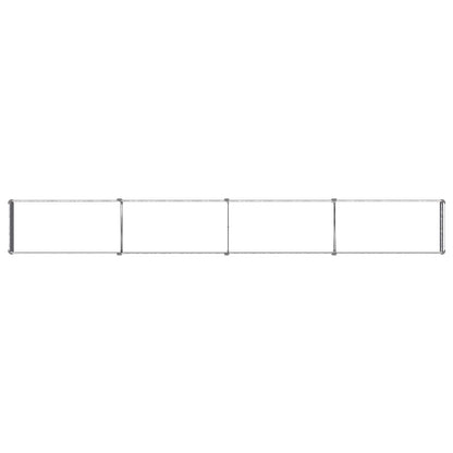 vidaXL Raised Garden Bed Silver 320 x 40 x 24 cm galvanized
