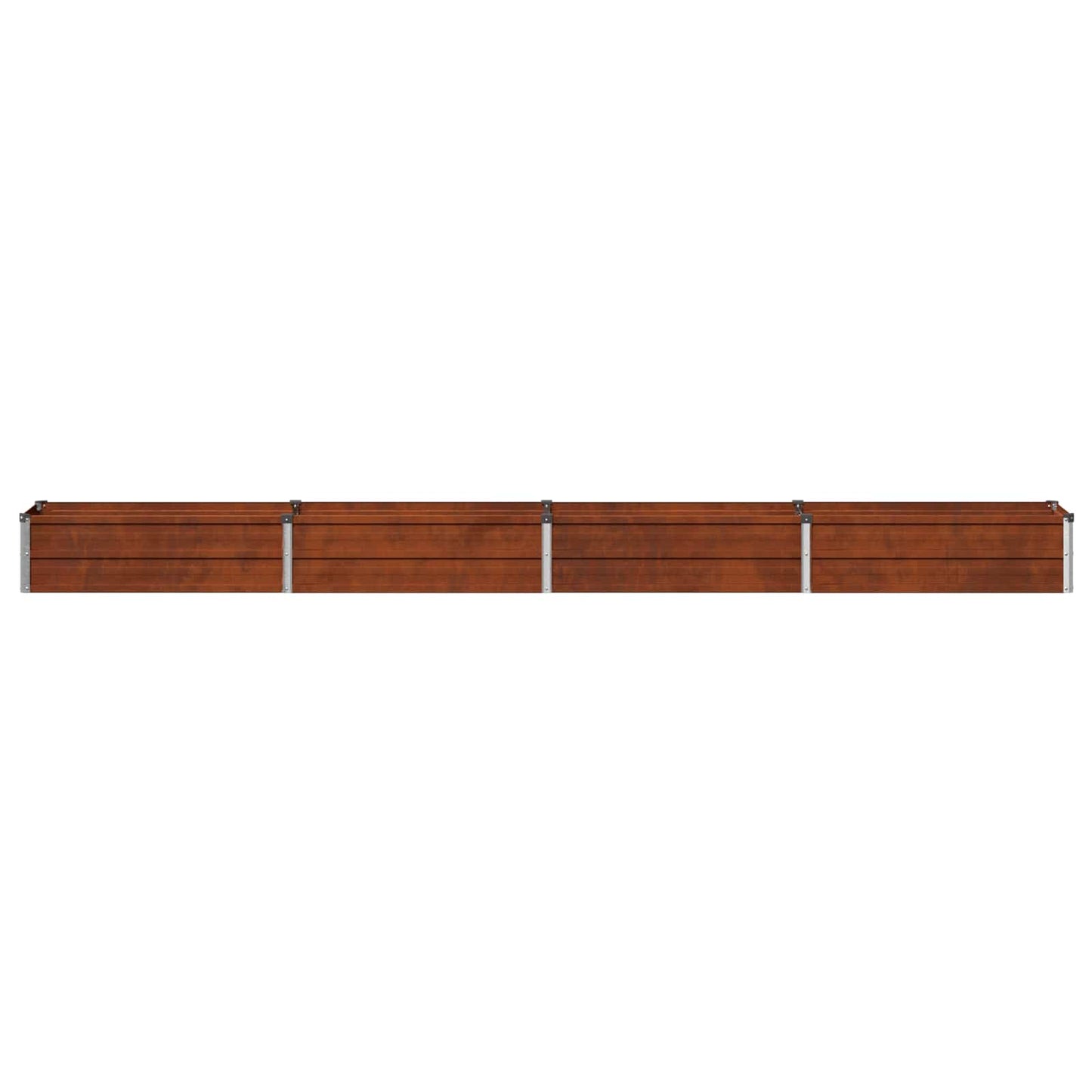 vidaXL Raised Garden Bed Rusty 320 x 40 x 24 cm corton