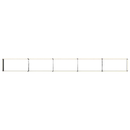vidaXL Raised Garden Bed Natural 400 x 40 x 24 cm cold-rolled steel