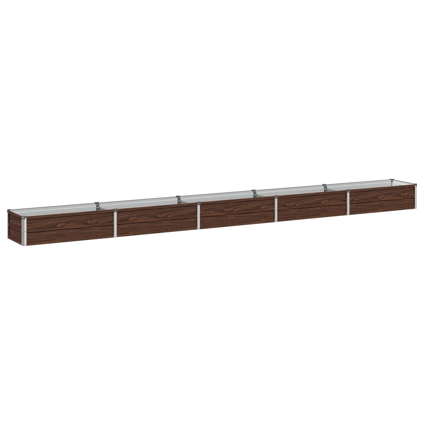 vidaXL Raised Garden Bed Black 400 x 40 x 24 cm cold-rolled steel