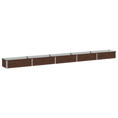 vidaXL Raised Garden Bed Black 400 x 40 x 24 cm cold-rolled steel