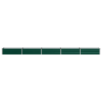 vidaXL Raised Garden Bed Green 400 x 40 x 24 cm cold-rolled steeel
