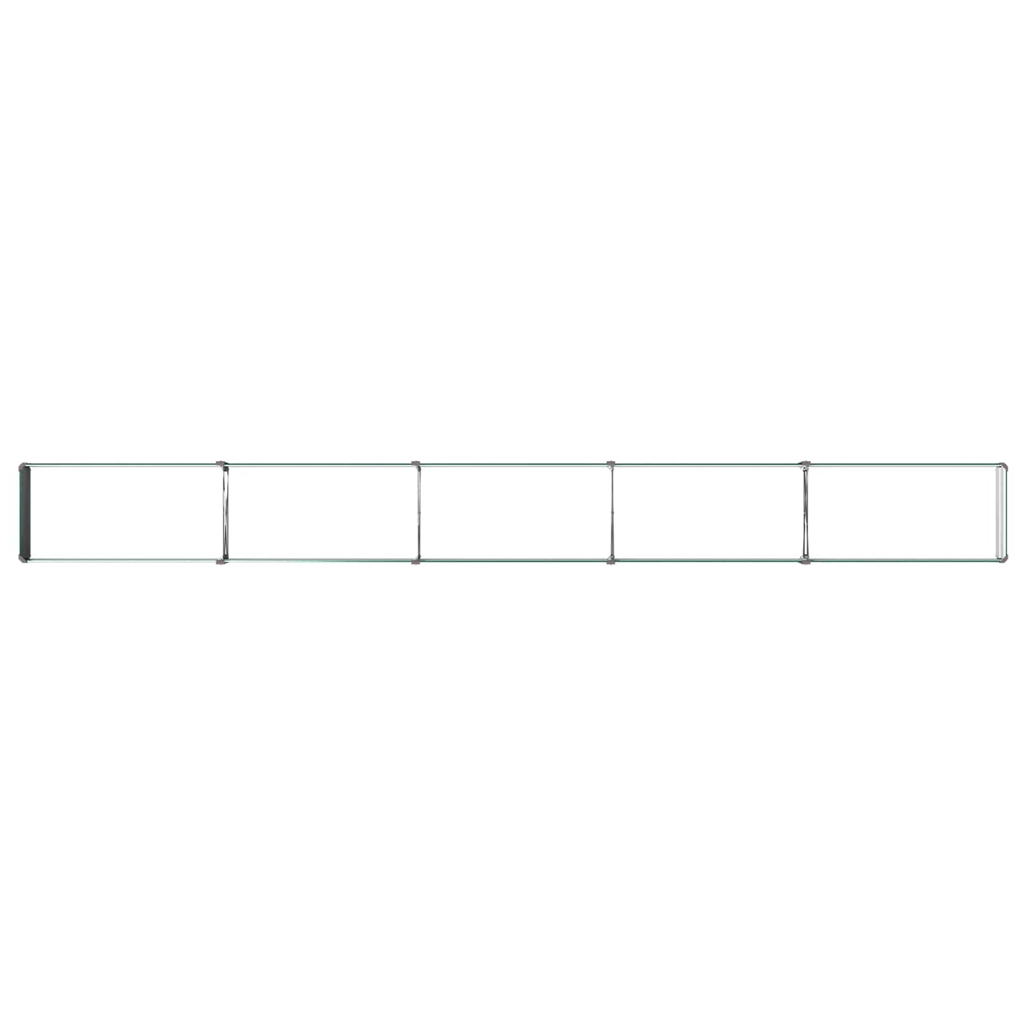 vidaXL Raised Garden Bed Green 400 x 40 x 24 cm cold-rolled steeel