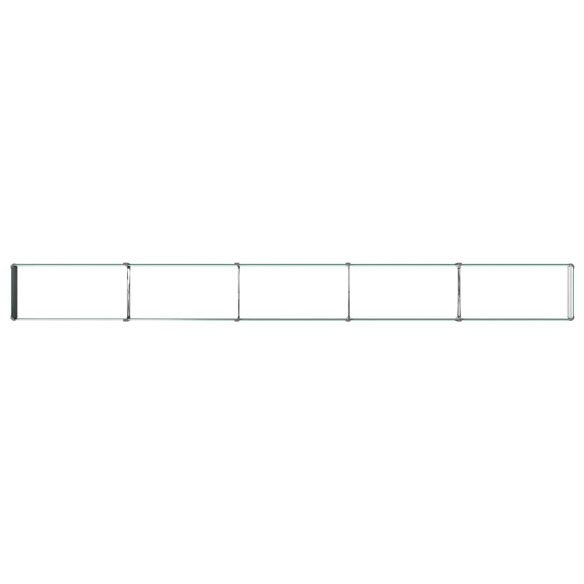 vidaXL Raised Garden Bed Green 400 x 40 x 24 cm Galvanised Steel