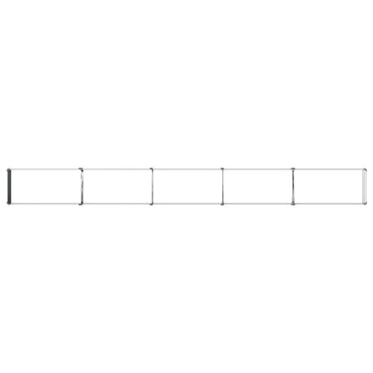 vidaXL Raised Garden Bed Grey 400 x 40 x 24 cm cold-rolled steel
