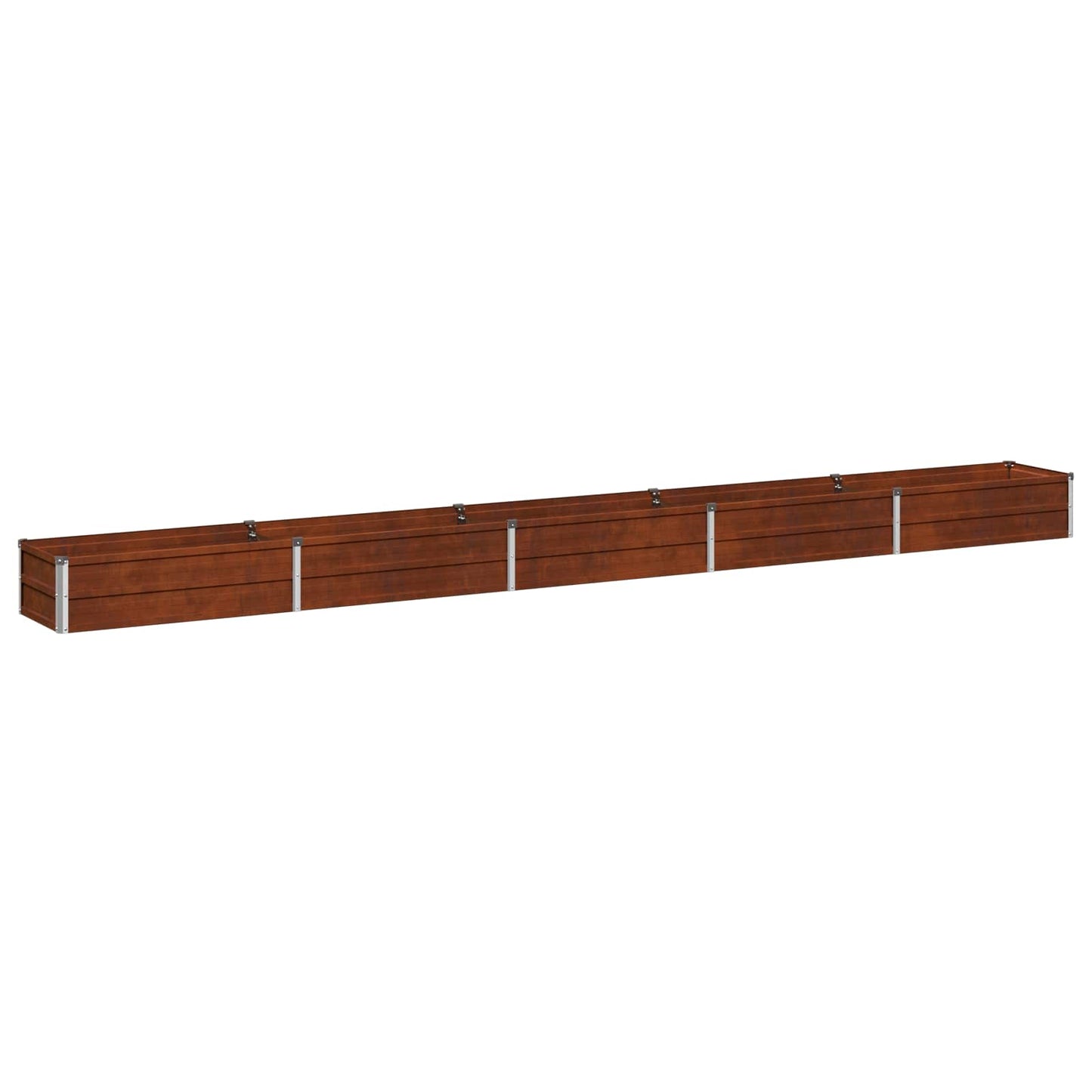 vidaXL Raised Garden Bed Rusty 400 x 40 x 24 cm corton