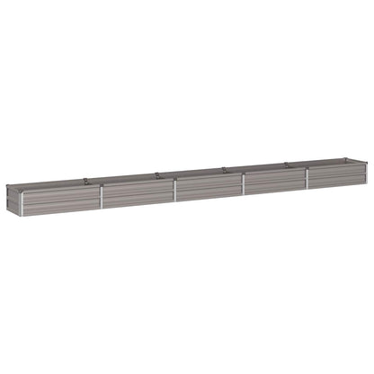 vidaXL Raised Garden Bed Rusty 400 x 40 x 24 cm corton