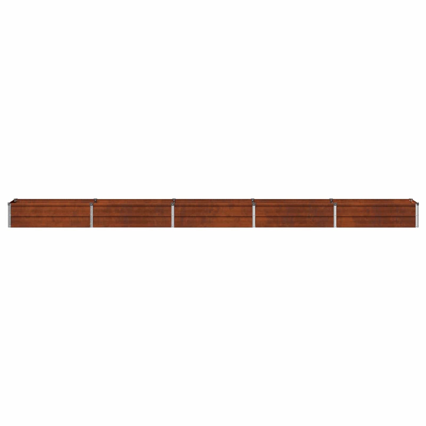 vidaXL Raised Garden Bed Rusty 400 x 40 x 24 cm corton