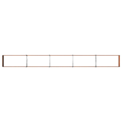 vidaXL Raised Garden Bed Rusty 400 x 40 x 24 cm corton