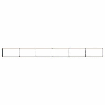 vidaXL Raised Garden Bed Natural 480 x 40 x 24 cm cold-rolled steel
